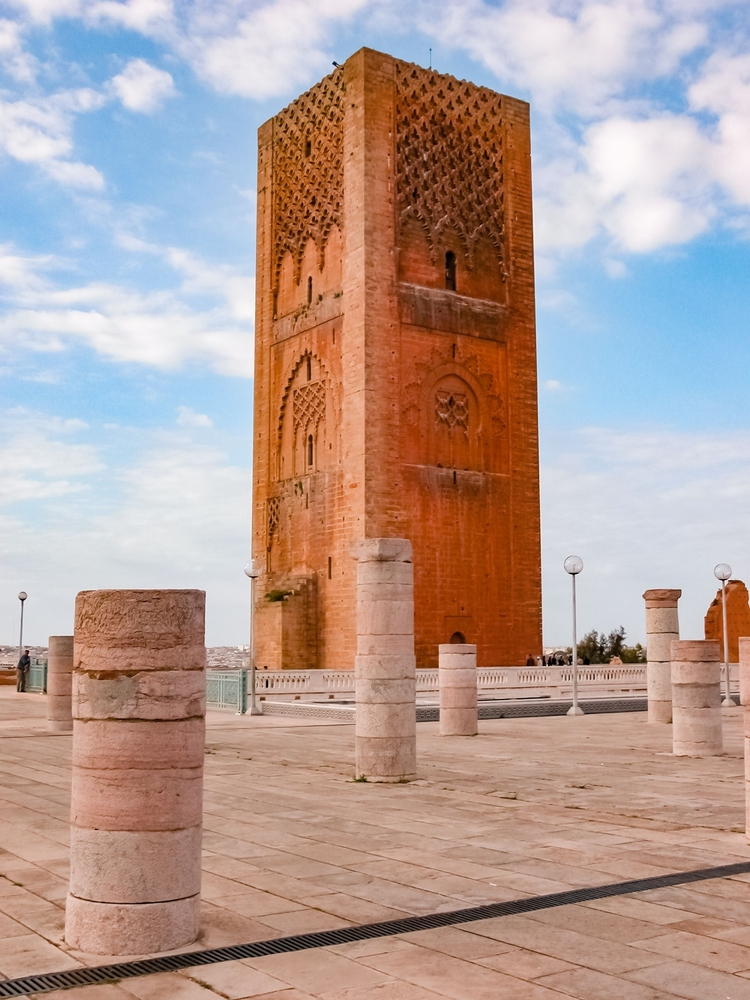 Monument historique de la tour Hassan à Rabat